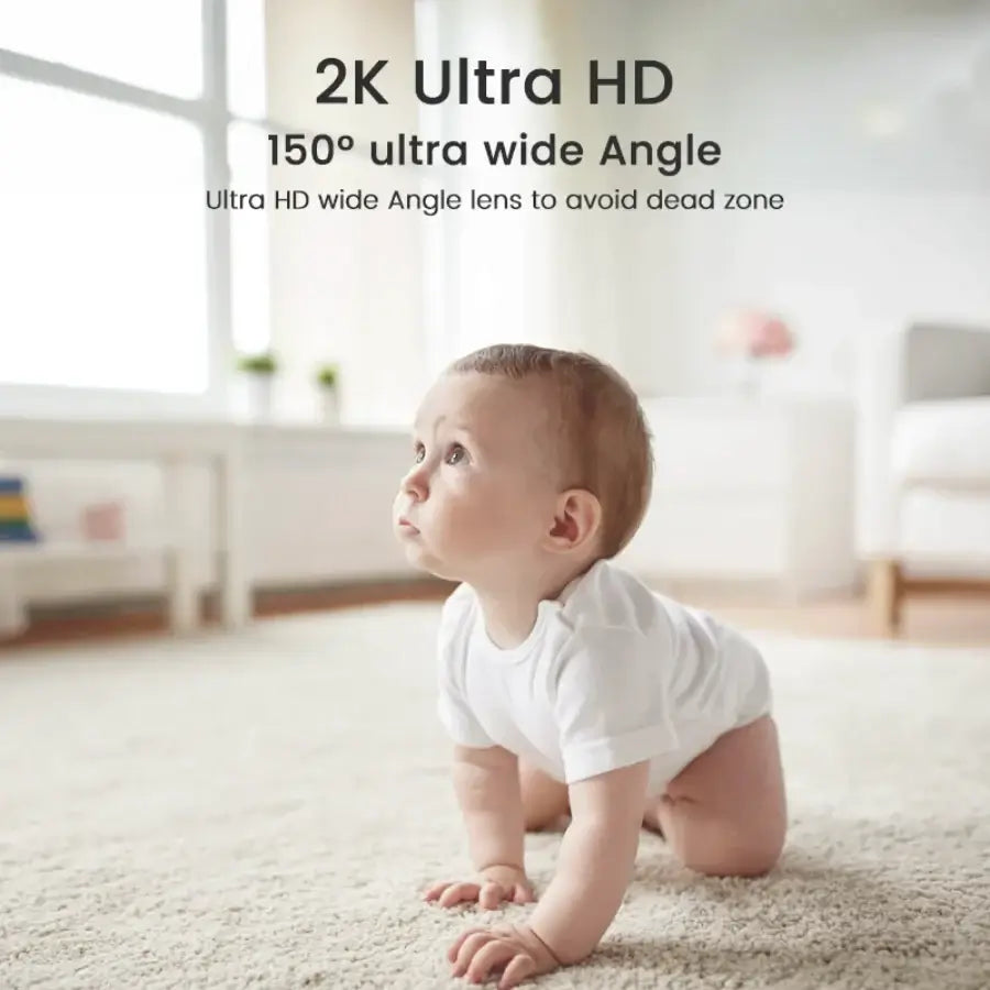 Smart baby monitor featuring night vision and real-time two-way talk