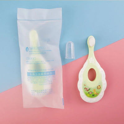 Baby Toothbrush & Toddler Toothbrush for Age 0-3 Years Old Extra Soft Toothbrush with 10000 Soft Floss Bristle for Baby Gum Care