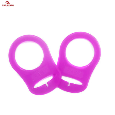 10pcs Sutoyuen silicone pacifier clips, dummy chain holders for babies