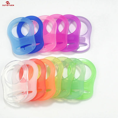10pcs Sutoyuen silicone pacifier clips, dummy chain holders for babies