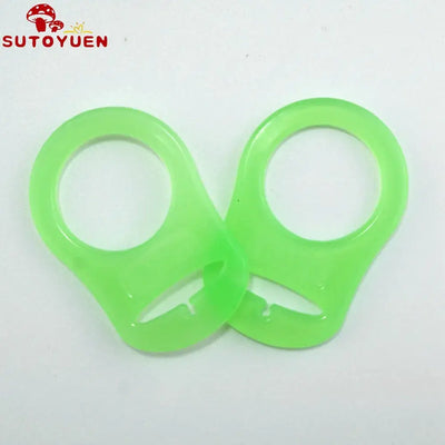 10pcs Sutoyuen silicone pacifier clips, dummy chain holders for babies