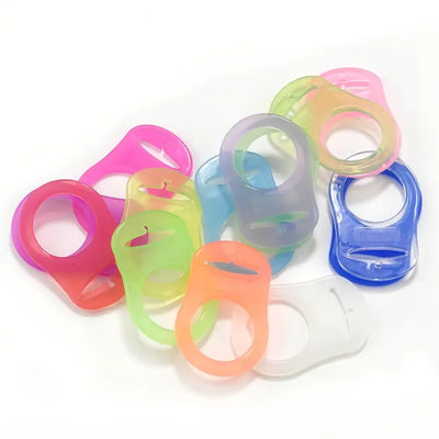 10pcs Sutoyuen silicone pacifier clips, dummy chain holders for babies