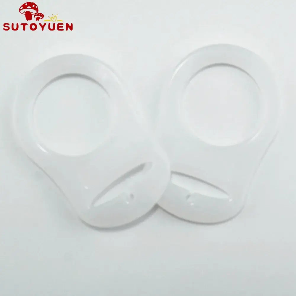 10pcs Sutoyuen silicone pacifier clips, dummy chain holders for babies