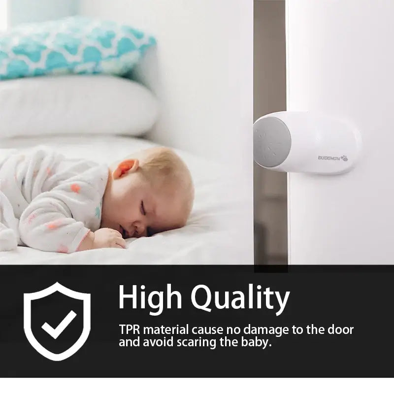 Prevent door injuries for kids with EUDEMON door stoppers