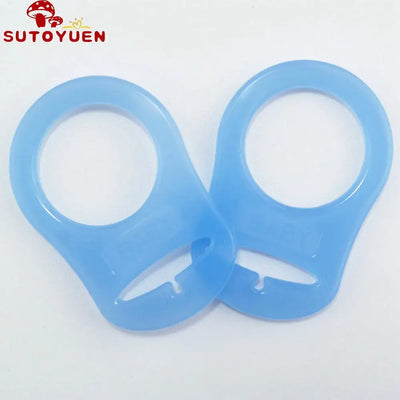 10pcs Sutoyuen silicone pacifier clips, dummy chain holders for babies
