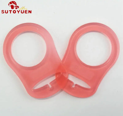 10pcs Sutoyuen silicone pacifier clips, dummy chain holders for babies