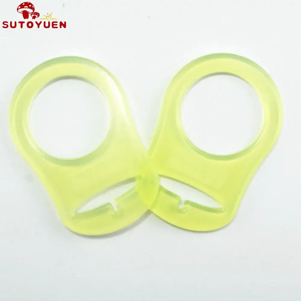 10pcs Sutoyuen silicone pacifier clips, dummy chain holders for babies