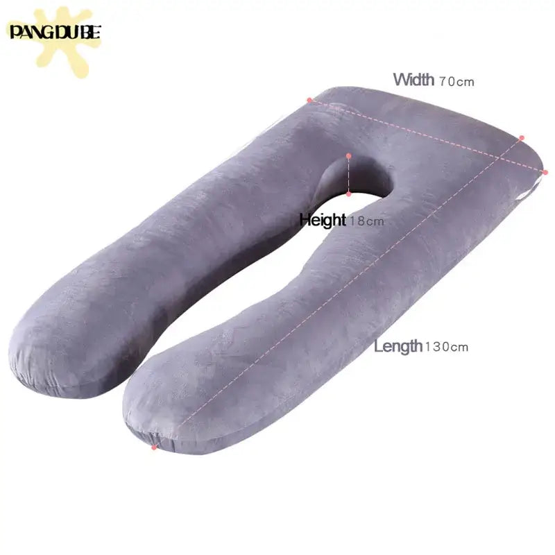 Maternity sleeping pillow with nursing and breastfeeding cushion function