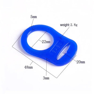 10pcs Sutoyuen silicone pacifier clips, dummy chain holders for babies