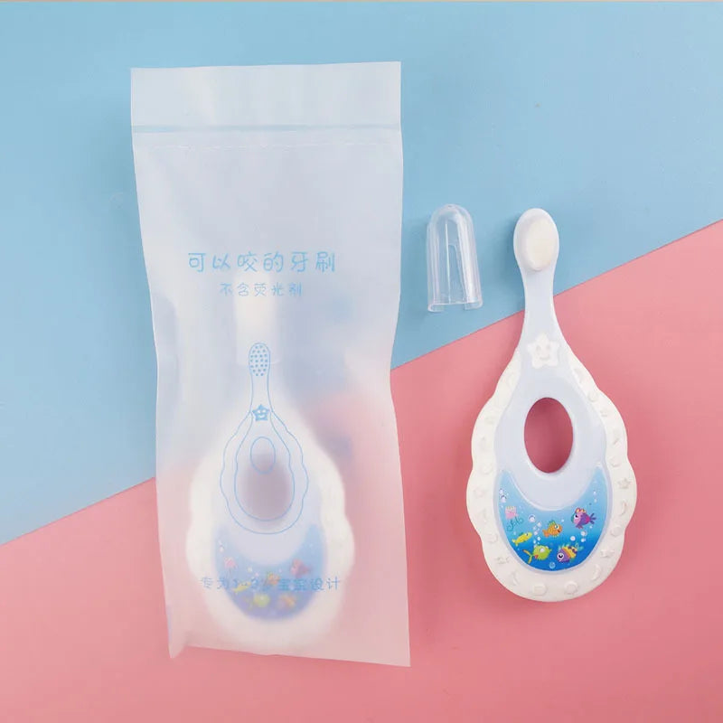 Baby Toothbrush & Toddler Toothbrush for Age 0-3 Years Old Extra Soft Toothbrush with 10000 Soft Floss Bristle for Baby Gum Care