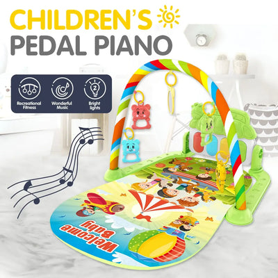 Pedal piano toy for baby early learning and development
