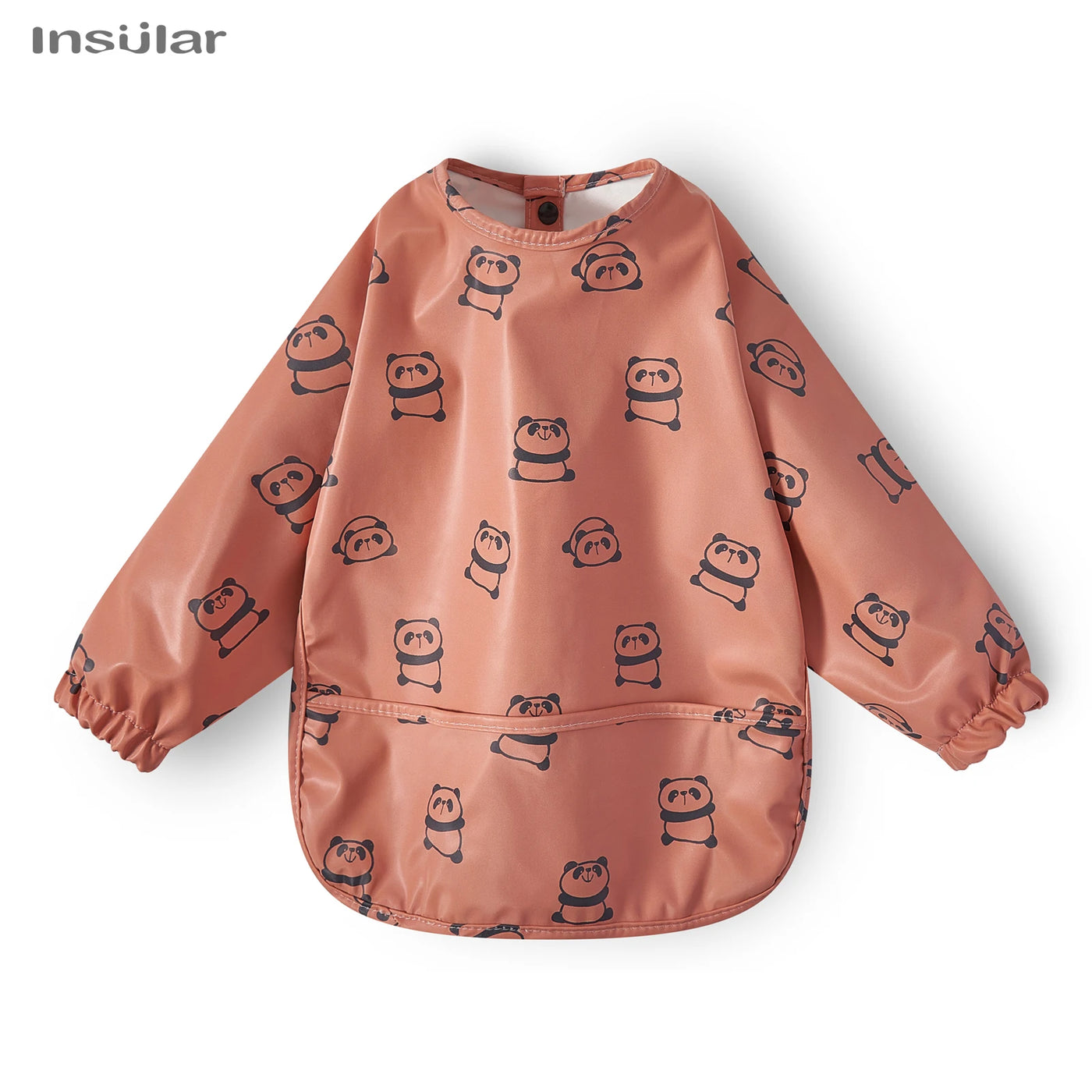 New Baby Bib with Pocket for Feeding Accessories Bibs for Children Waterproof Long Sleeve Bibs Aprons with Long Sleeve