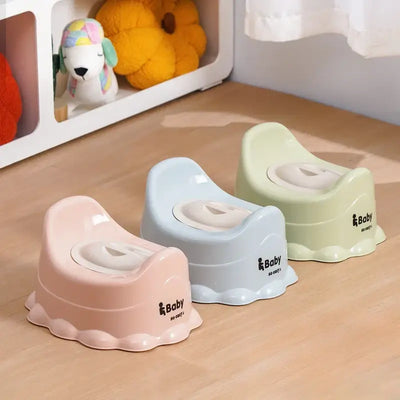 Child urinal potty with lid, designed for comfortable toilet training at home