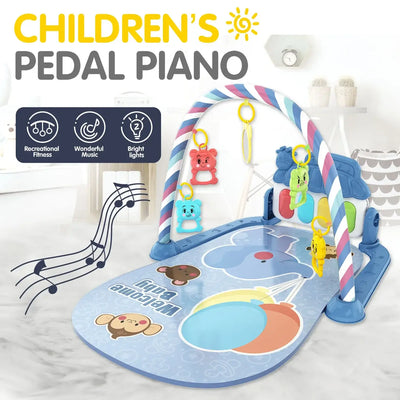 Pedal piano toy for baby early learning and development