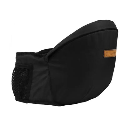 Comfortable lumbar stool for holding baby front-facing