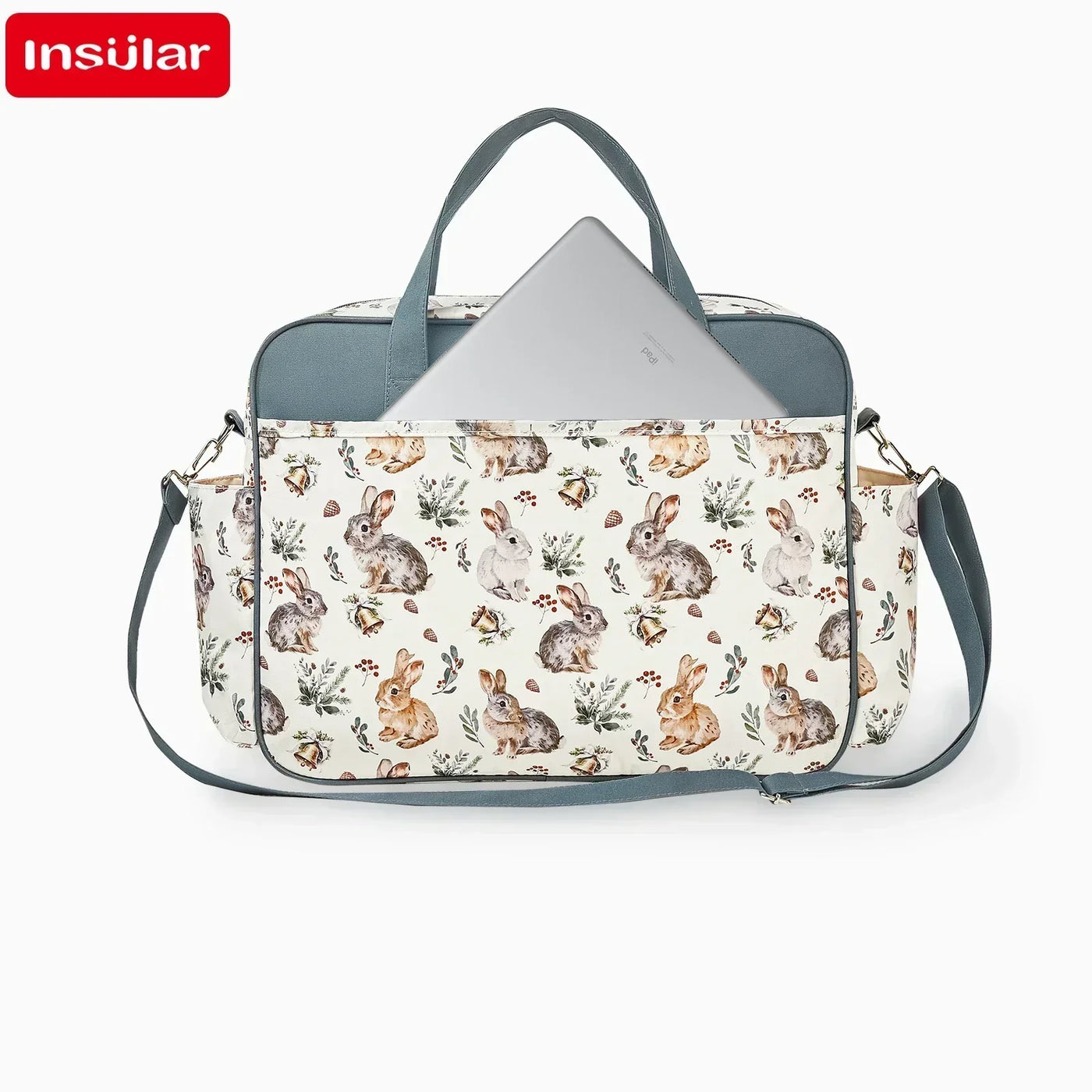 Fashion Mommy One Shoulder Messenger Bag Multifunctional Mommy Handbag Storage Bag Mother Baby Storage Women's Printing