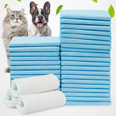 Super absorbent disposable pet pads for indoor use