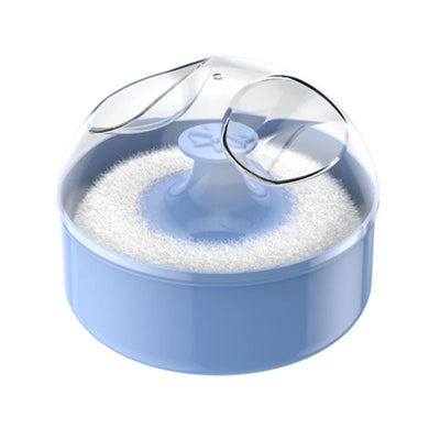 Baby Body Cosmetic Powder Puff and Container Case Newborns Body  Powder Puff with Empty Storage Box Children Body Care Tool