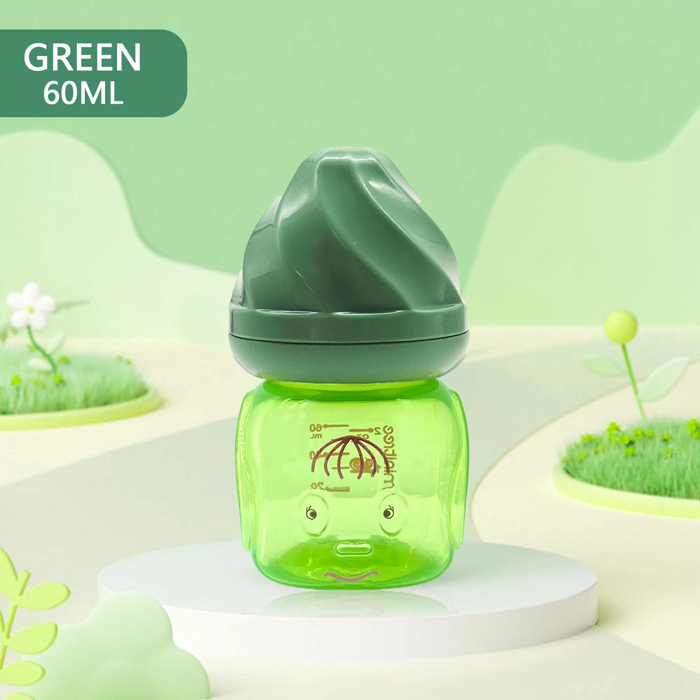 Newborn Feeding Bottles 60ML Baby Bottle Glass Bottles Anti-flatulence Milk Feeding Bottles Infant BPA free