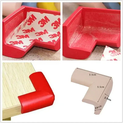 Anti-collision safety corner guards for sharp furniture corners