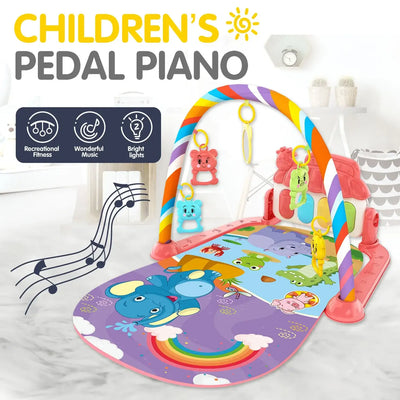 Pedal piano toy for baby early learning and development