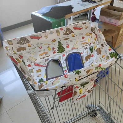 Children infant supermarket shopping cart cover for baby seat