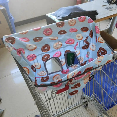 Children infant supermarket shopping cart cover for baby seat