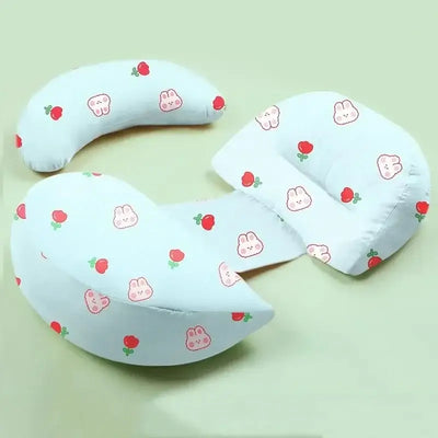 Pregnant women’s waist and belly support pillow with soft cartoon design