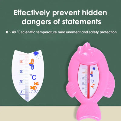 Non-toxic baby water thermometer for indoor and pool use