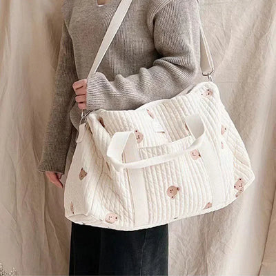 Korea Mommy Bag Maternity Pack Baby Diaper Bag Stroller Nappy Organizer Portable Luggage Tote Bags Travel Changing Messenger Bag