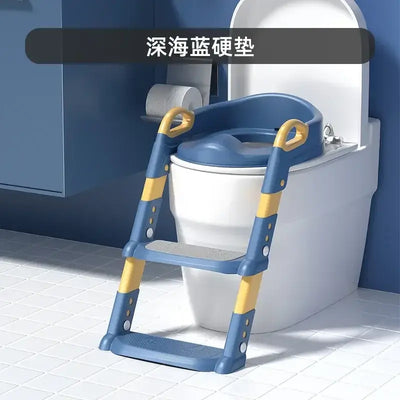 Toilet training ladder for toddlers with non-slip footrest