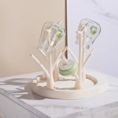 Tree-shaped drying rack for baby bottles and accessories