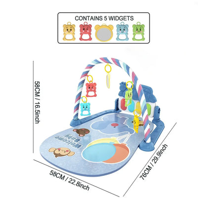 Pedal piano toy for baby early learning and development
