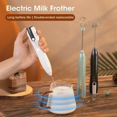 Multifunctional kitchen frother for coffee, eggs, and baby formula mixing