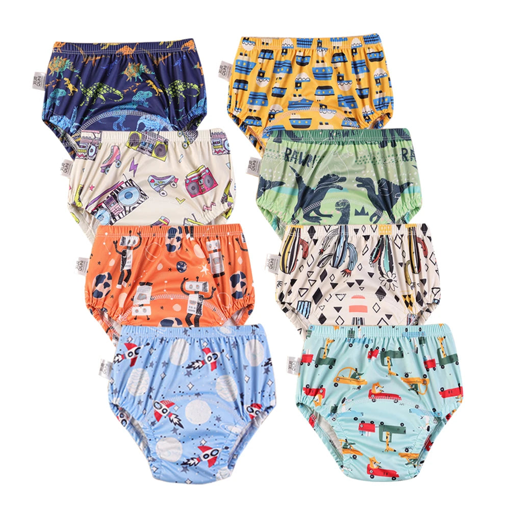 Baby Reusable Washable Diapers Ecological Potty Training Pants Waterproof Cotton Cleanliness Cloth Diaper Baby Nappy Underwear