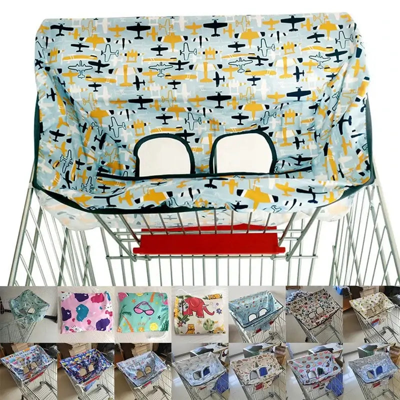 Children infant supermarket shopping cart cover for baby seat