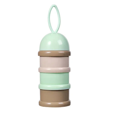 1PCColourful baby 3 tier milk powder box Individual tiered milk powder compartments Children's portable rotating milk powder box