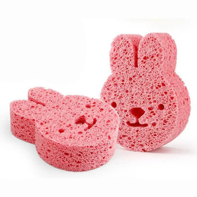 Children's Bath Sponge Sponges Body Wash Bathing Cute Frosted Wood Pulp Baby Bath Brush Rubbing Towel for Home