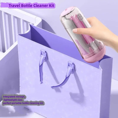 Waterproof electric baby bottle cleaning brush and nipple cleaner