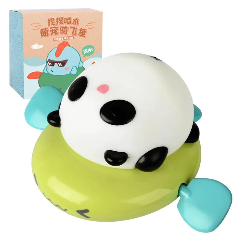 Bath Toys for Kids Fun Floating Squeeze and Squirt Bathtub Squirters Cute Floating Swim Cartoon Animal Children's Water Bath Toy