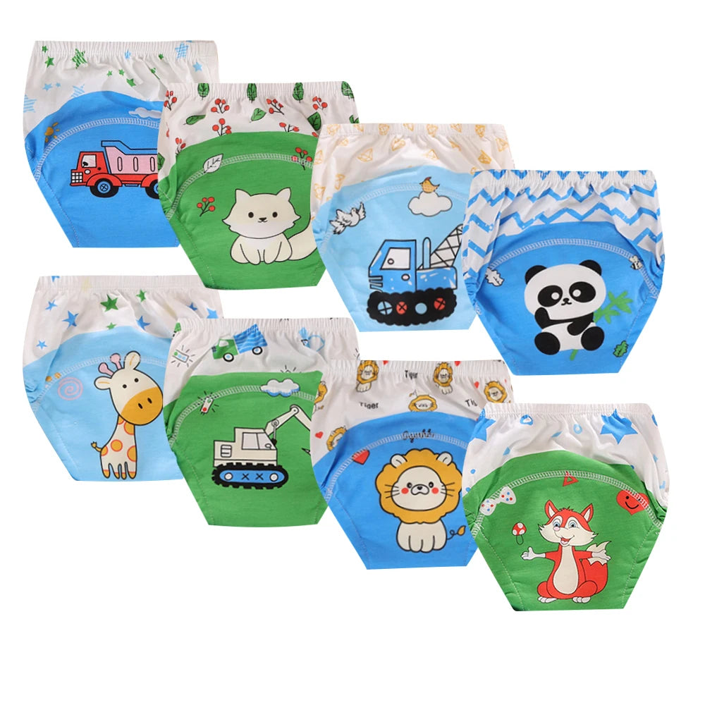 Baby Reusable Washable Diapers Ecological Potty Training Pants Waterproof Cotton Cleanliness Cloth Diaper Baby Nappy Underwear