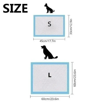Super absorbent disposable pet pads for indoor use