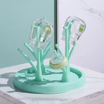 Tree-shaped drying rack for baby bottles and accessories