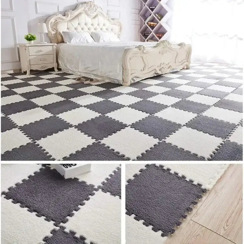 Soft EVA foam baby playmat set for living room, bedroom, children's room, and play area.