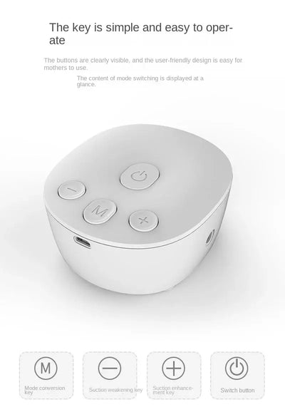 Automatic electric milker for breastfeeding mothers, portable and silent