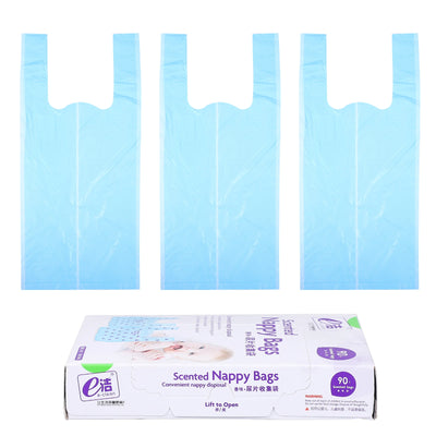 Diaper Disposable Scented Baby Sack Sealing Biodegradable Nappy Scent Pet Waste Pail Refill Handle Disaposal