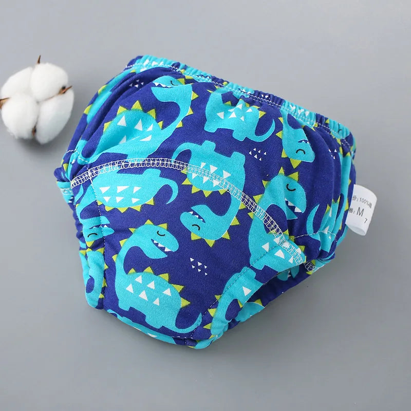 Baby Training Pants Cotton Cloth 6 Layers Cloth Baby Diapers Breathable Reusable Washable Children Underwear Cloth Diapers