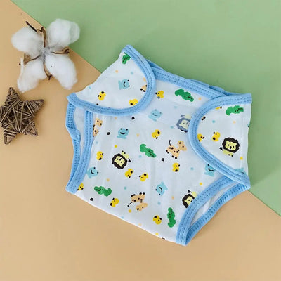 Cartoon Cloth Diapers For 17-20inch Doll Baby Washable Reusable Diaper Adjustable Children Potty Training Pants