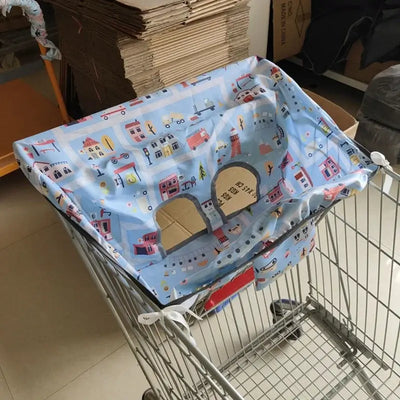 Children infant supermarket shopping cart cover for baby seat