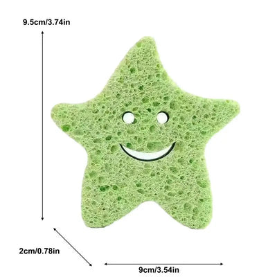 Children's Bath Sponge Sponges Body Wash Bathing Cute Frosted Wood Pulp Baby Bath Brush Rubbing Towel for Home